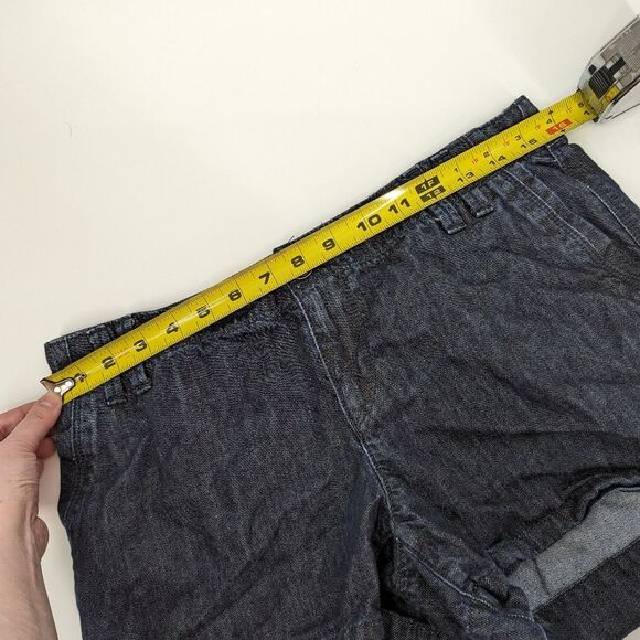 LOFT Dark Wash Denim Shorts Size 4 - Picture 5 of 9